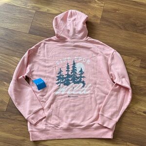 Columbia Women’s Pink Graphic Hoodie L NWT